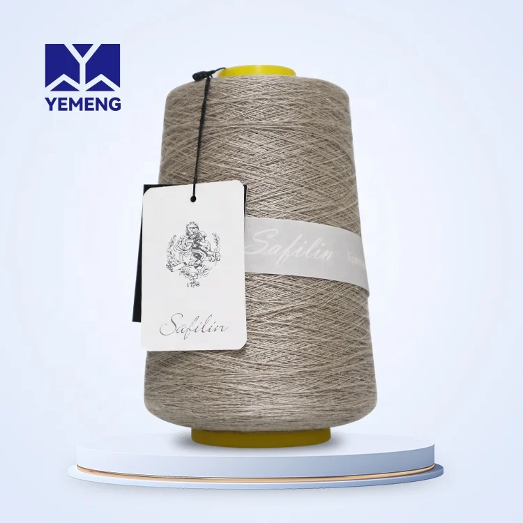 Wetspun Undyed Natural Color Rain Dew Linen Yarn Supplier Linen-weaving 100% Linen Yarn