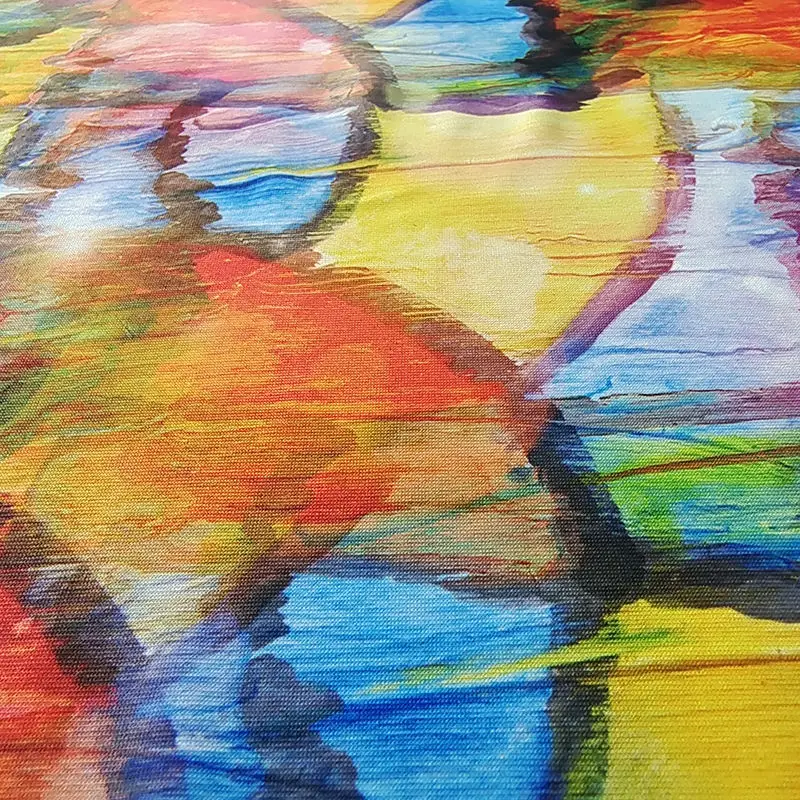 4 Way Stretchable Printable Yoga Wear Fabric 77%Polyester 23%Spandex Athletic Yoga Fabric for Yoga Pants