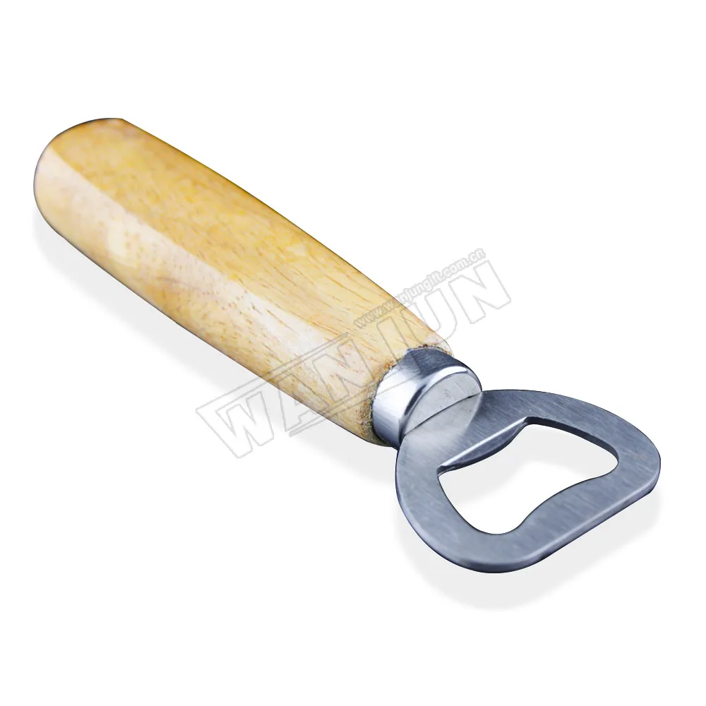 Горячая Распродажа, высокое качество, деревянная настенная открывалка для бутылок с деревянной ручкой
