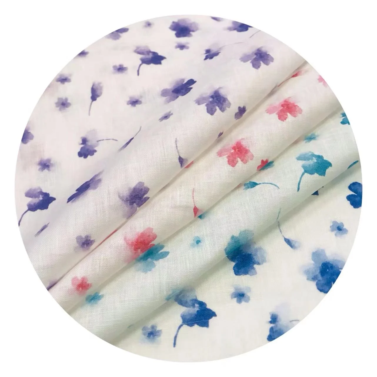 solid Linen 100% fabric natural fiber French lino linen fabric for linen casual dress shirts