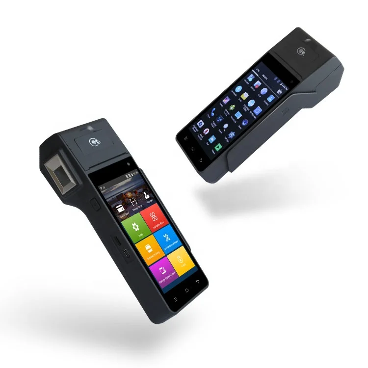 Smart Handheld Android Biometric POS Terminal with FBI certified FINGERPRINT Module