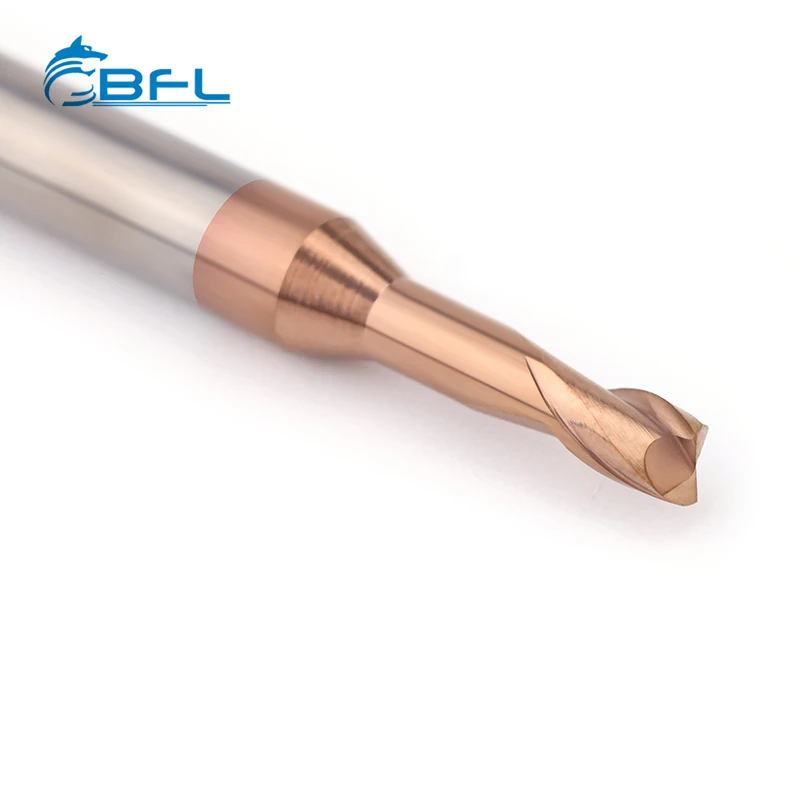 BFL Tungsten Carbide long neck end mill Short Flute Square End Mill cnc tools end mill