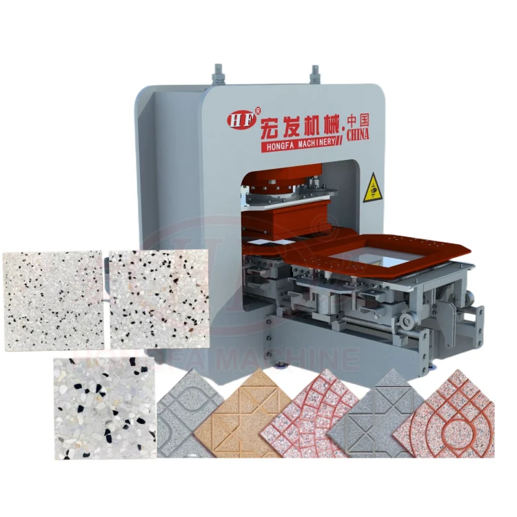 New Design Stone Porcelain Ceramic Tile Cutting Making Machine Terrazzo floor tile press machine porcelain tile making machine