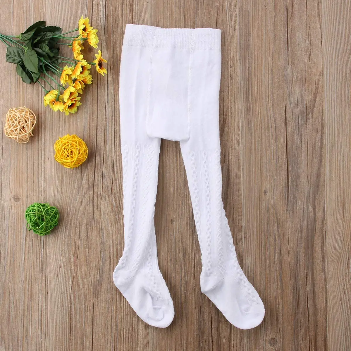 JR-843 Tights Knit Leggings Stocking High Quality Solid Color Cotton Kids Baby Girls