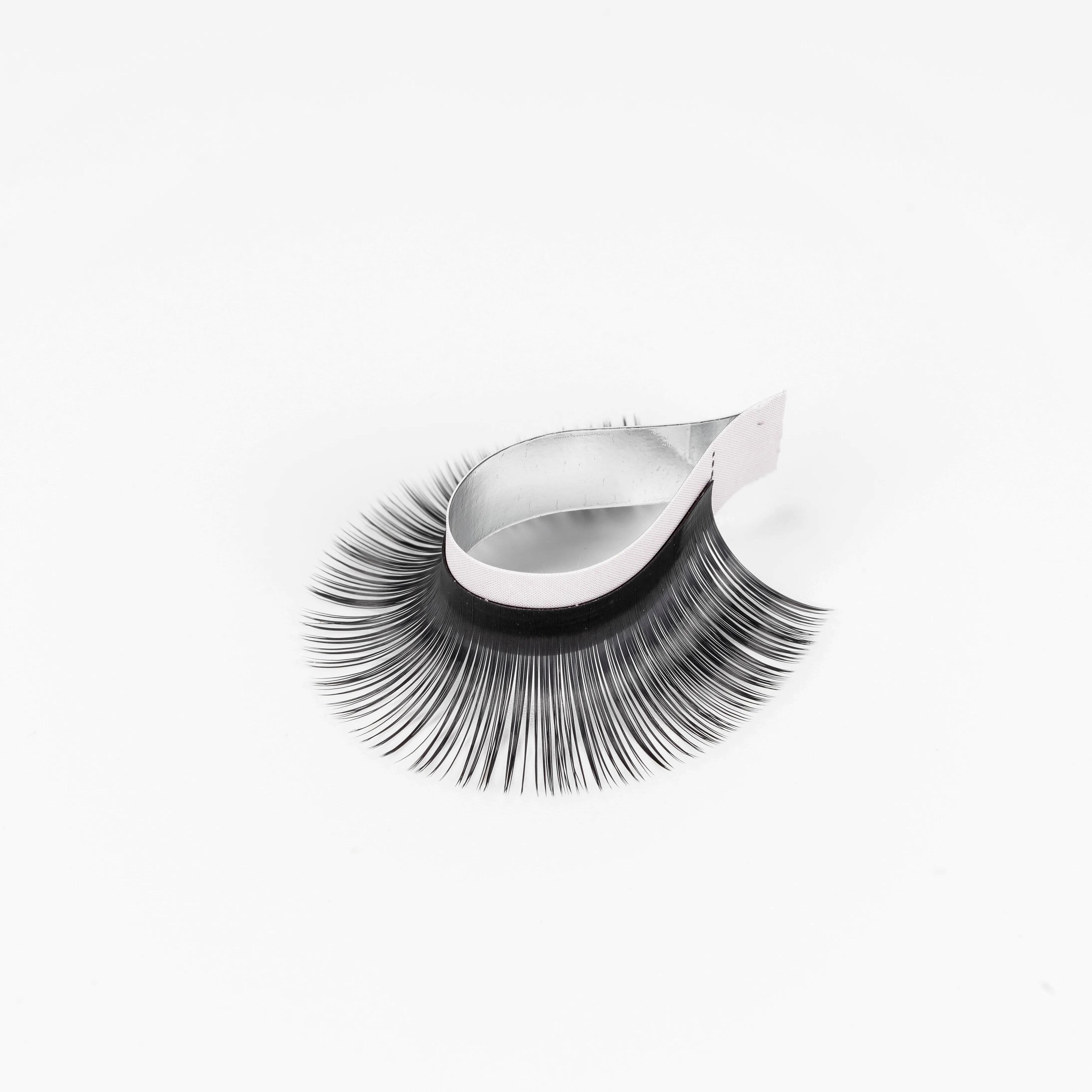 Loose bottom Lashes Manufacture private label False Eyelashes Korean Silk  Individual Lashes Extension