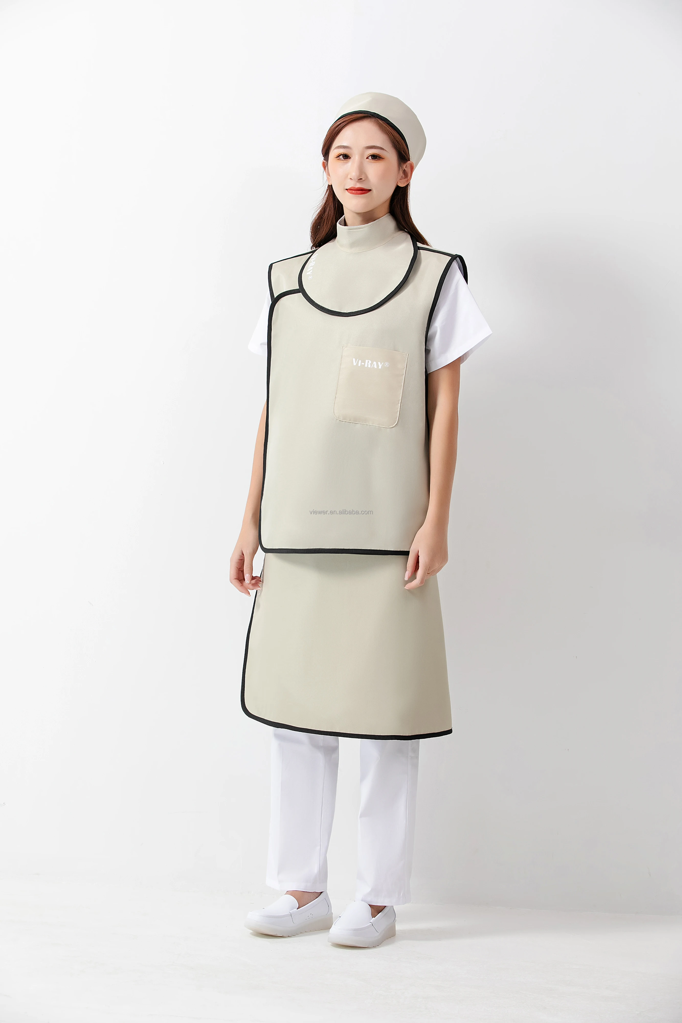 Radiation Protection 0.125mmPb/0.25mmPb/0.35mmPb Lead Free apron for X Ray Shielding