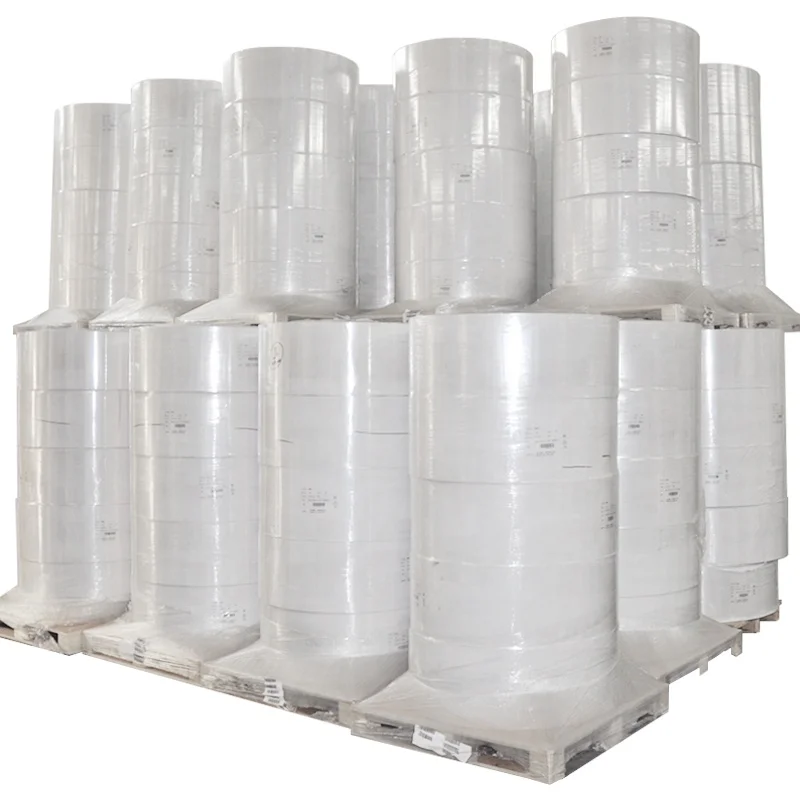 Waterproof White blank direct printer Material in Jumbo Roll Premium Top Coated Self Adhesive Direct Thermal Label