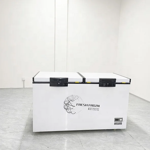 BD-498 глобальная оптовая продажа недорогая домашняя Коммерческая двухдверная низкотемпературная морозильная камера