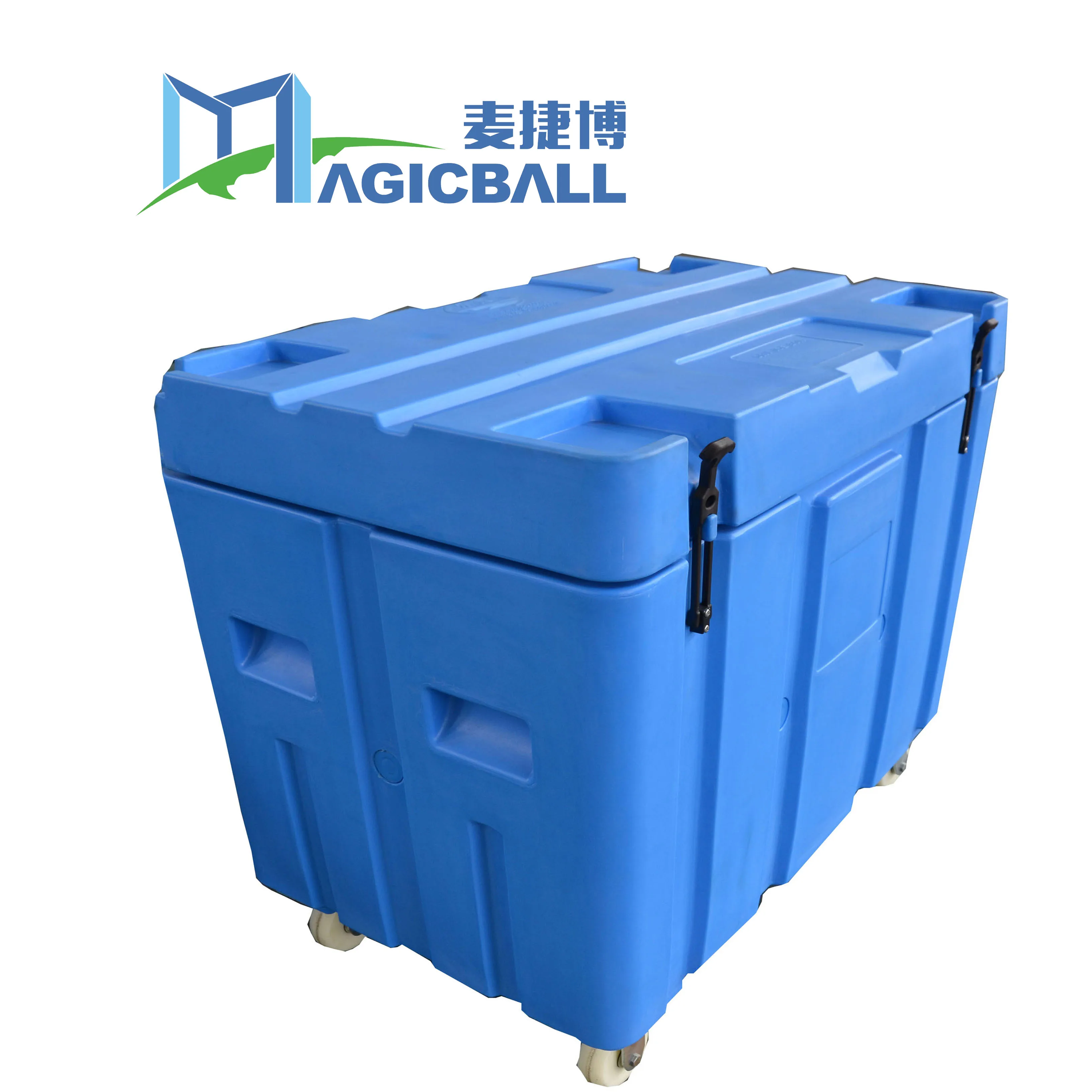 insulated fish containers/tube ice bin/icemaker with storage container