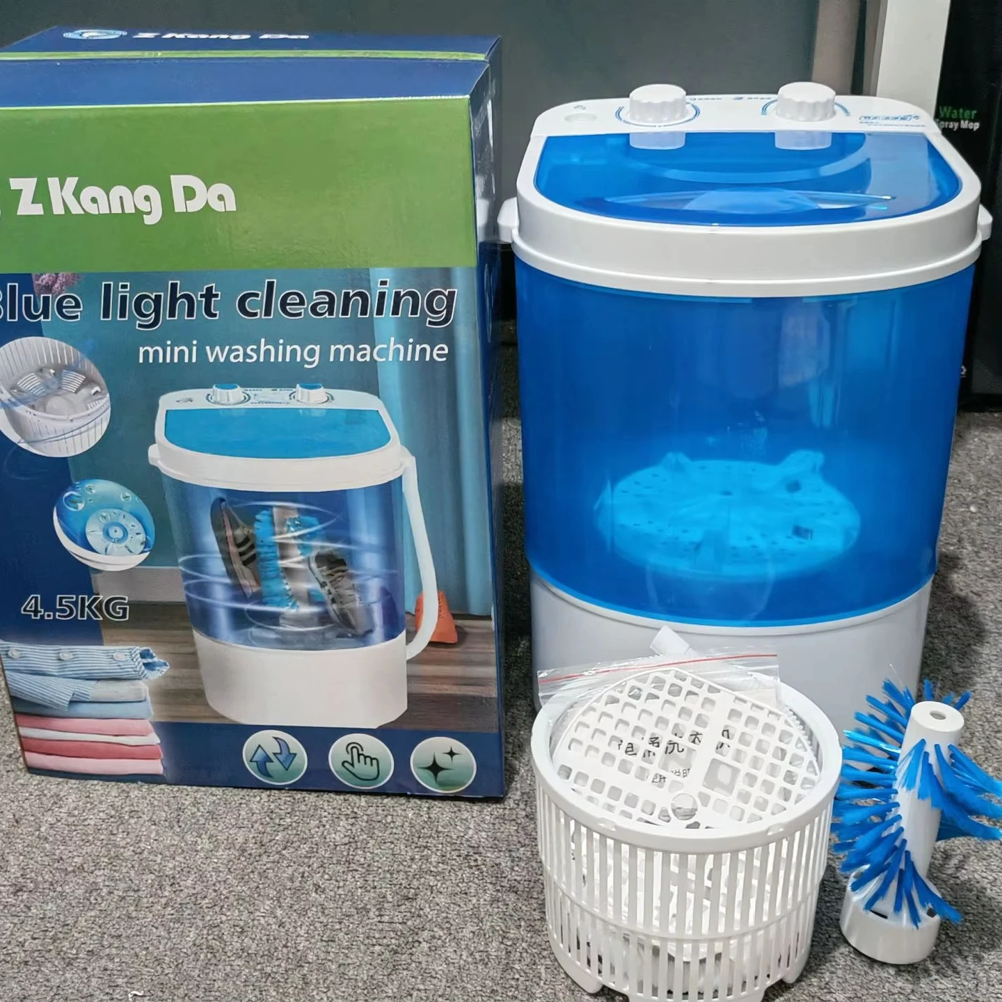 4.5L 6L portable clothing mini best-selling semi-automatic washing machine for home shoe washing machine