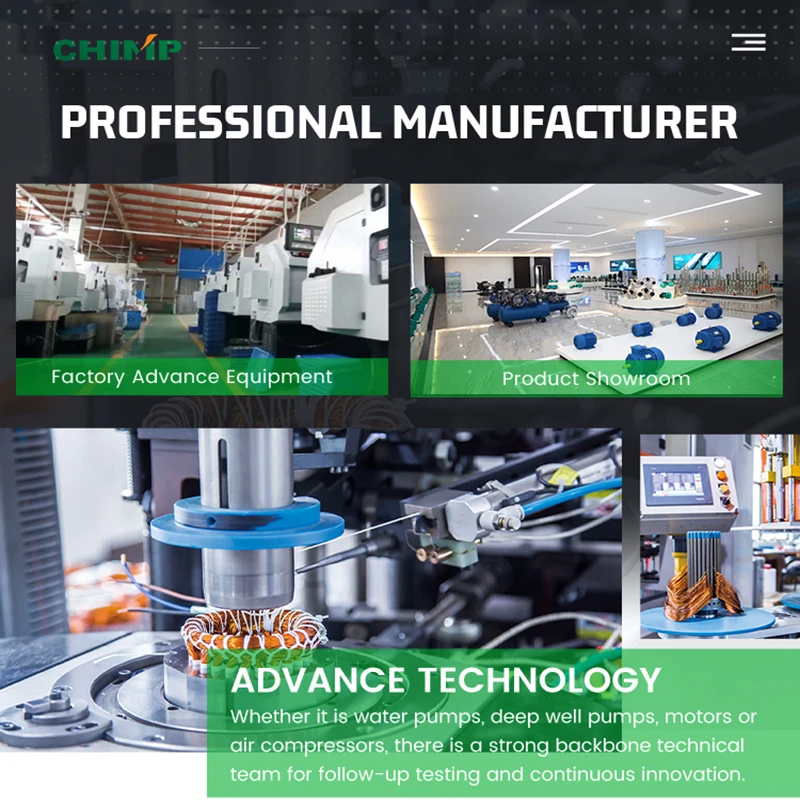 CHIMP QB Series High Quality Vertex Surface Water Pump 0.5hp Pump Booster Irrigation Pump For Water Home