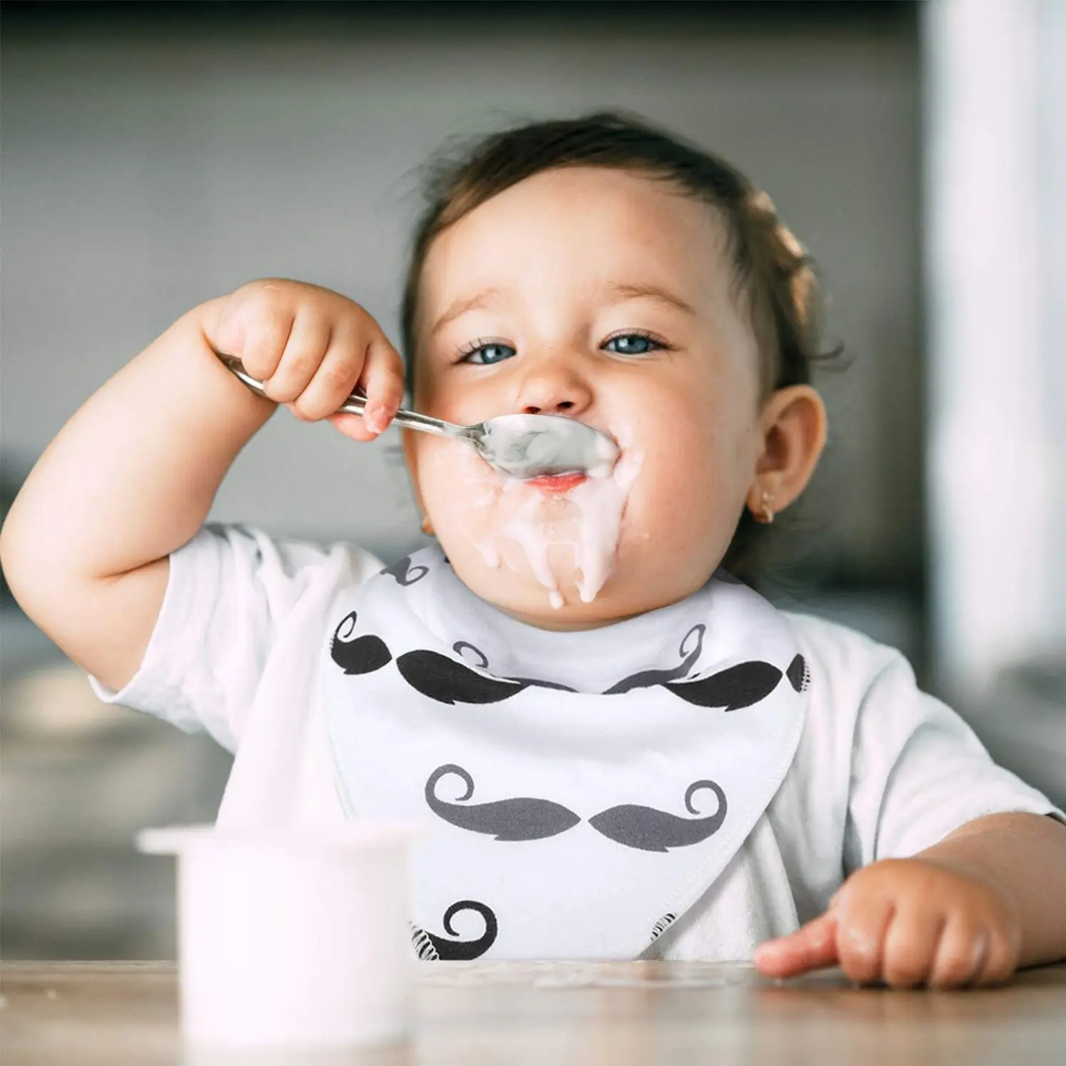 Baby Bibs Factory Supply Wholesale Price Silicon OEM Service Printed The Industry Factory Price Baby Bibs Long Sleeve Snow&hans