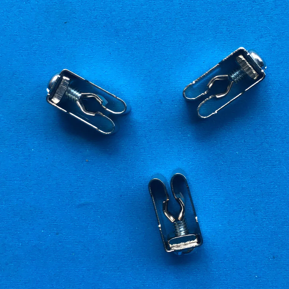 oem 2 holes Electrical Power Socket insert switch terminal contact electrical accessories brass stamping electric contacts