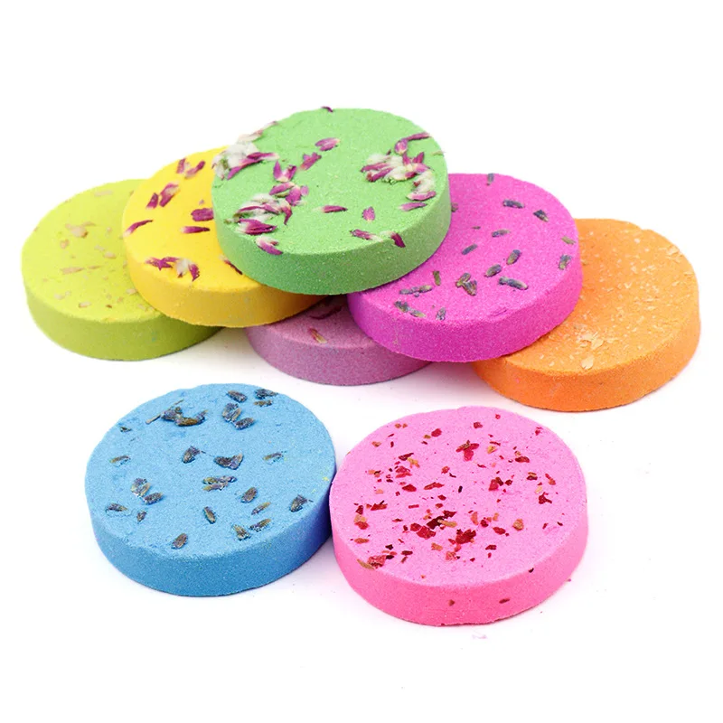 2021 Hot Selling Wholesale Eucalyptus  Essential Oil Shower Bombs Steamers Tablets Set