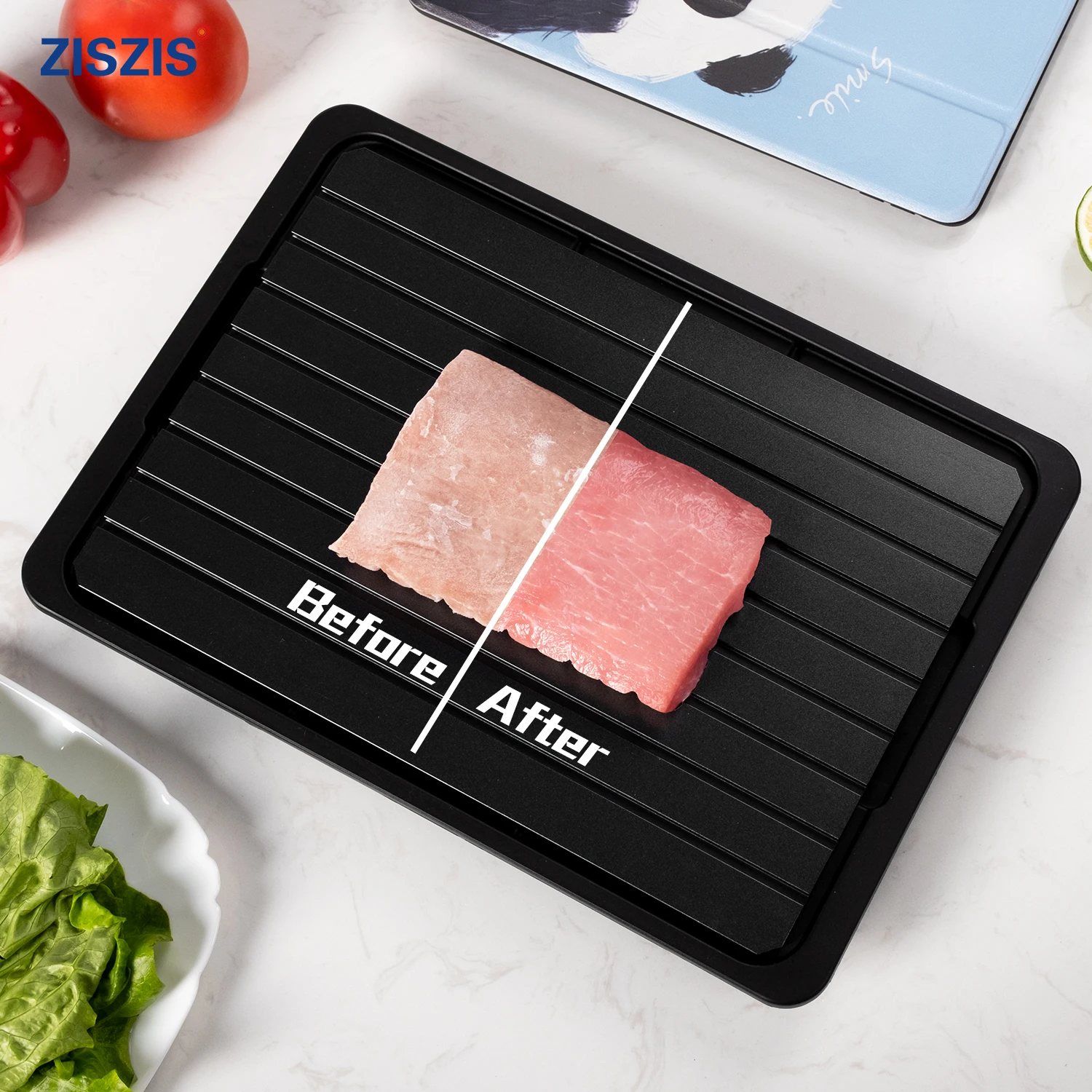 Лидер продаж, кухонные инструменты, поднос для быстрого размораживания, поднос для размораживания мяса, алюминиевая доска для размораживания