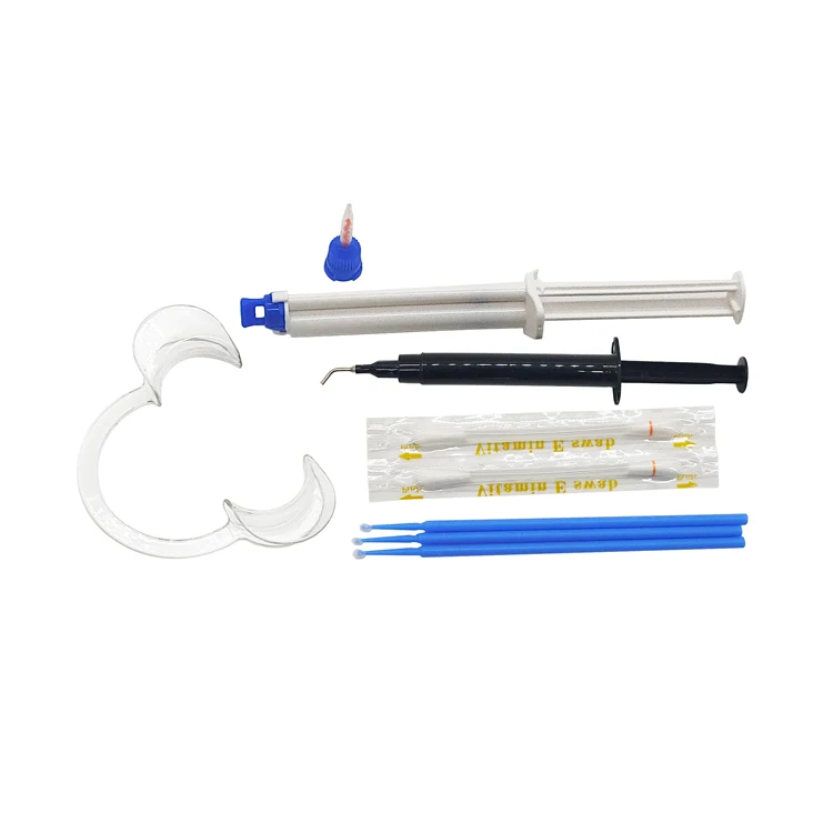 New dental to whiten CE 35% hp professional peroxide pap gel teeth whitening kits dual barrel syringe