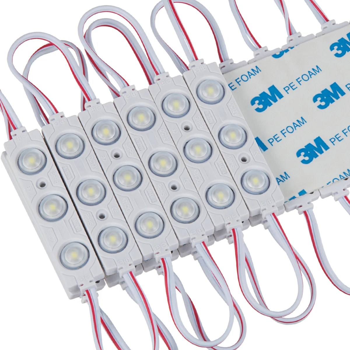 New Style LED 3 Led Modules Light Led Modul with Len for Sign Letter Lightbox Light Led Strip Modul Ultrasonic