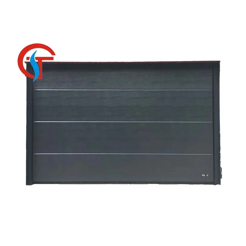 Промышленные секционные двери высокого уровня безопасности прозрачные автоматические ставни распашные гаража
