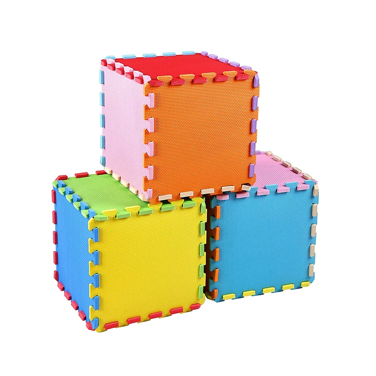 Лидер продаж, детский игровой коврик-пазл для упражнений, выполненный на заказ, с Блокирующей плитой из вспененного этилвинилацетата