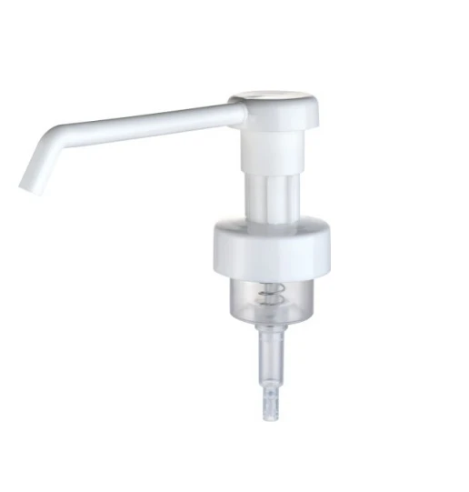 Portable 40mm 42mm spring outside long nozzle plastic PP shampoo liquid sanitizer hand soap dispenser foam pump