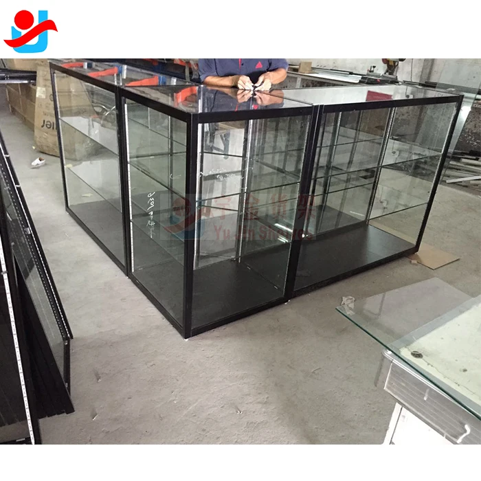 mobile phone display counter phone display showcase glass display counter for mobile phone