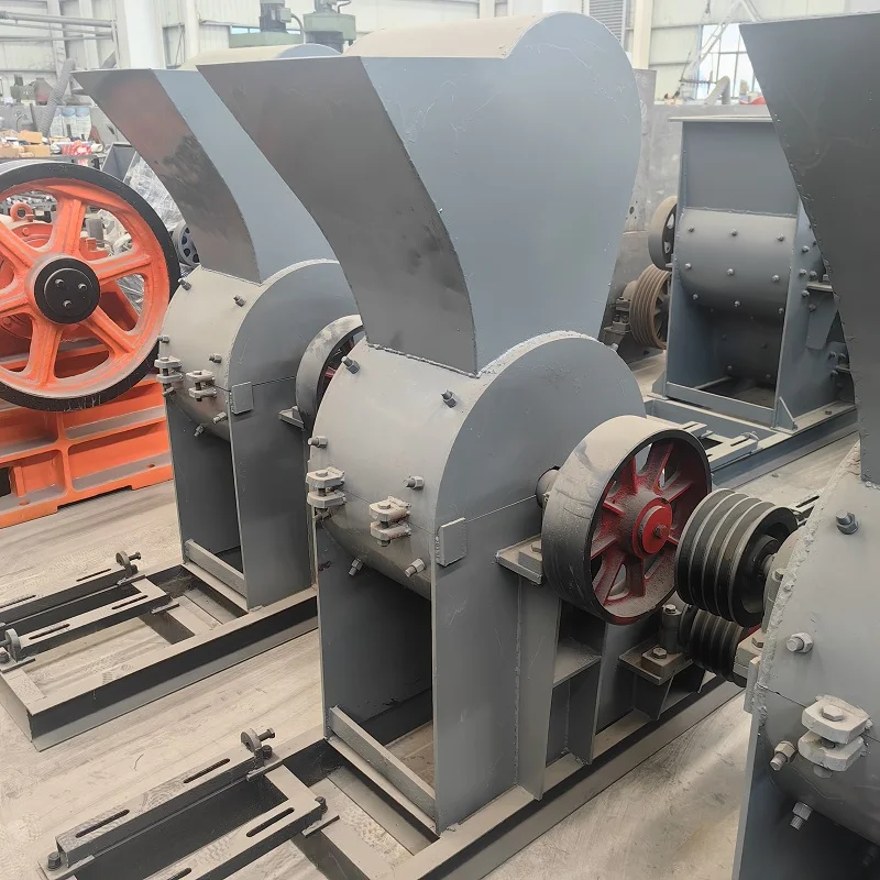Low Price Hot Sale High Quality Small Double Rotor Hammer Crusher Double Impact Hammer Crusher