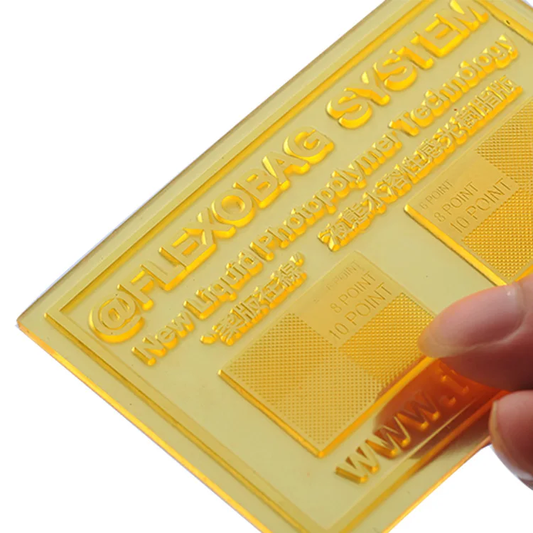 Direct Manufacturer High Resolution Imaging Superior Ink Transfer Photosensit Resin Printed Paper Plate flexo