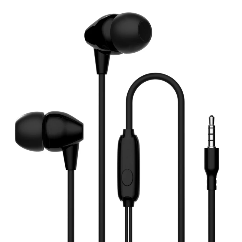 wholesale cheap 3.5mm wired earphone headphone with cable in ear hands free earphone