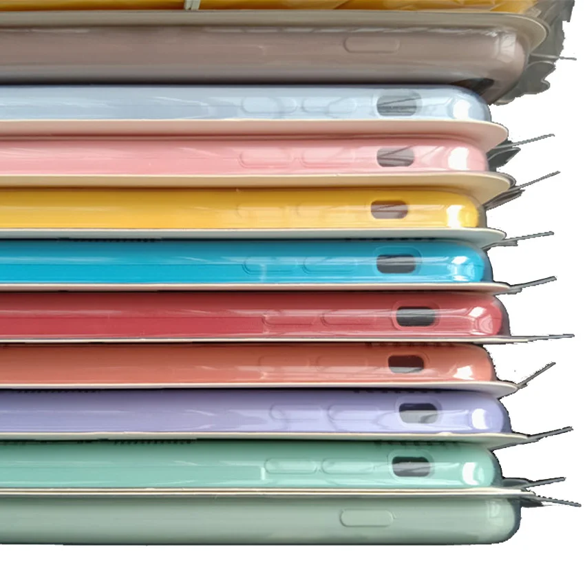 Silicone Rubber Mobile Phone Case for iPhone X, 7, 8 Plus Original Official Silicone Case With/Without Logo