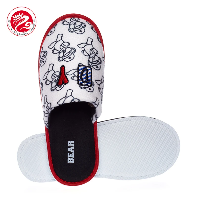 Wholesale Five Star Indoor Guest Room Cotton Hotel Slippers
