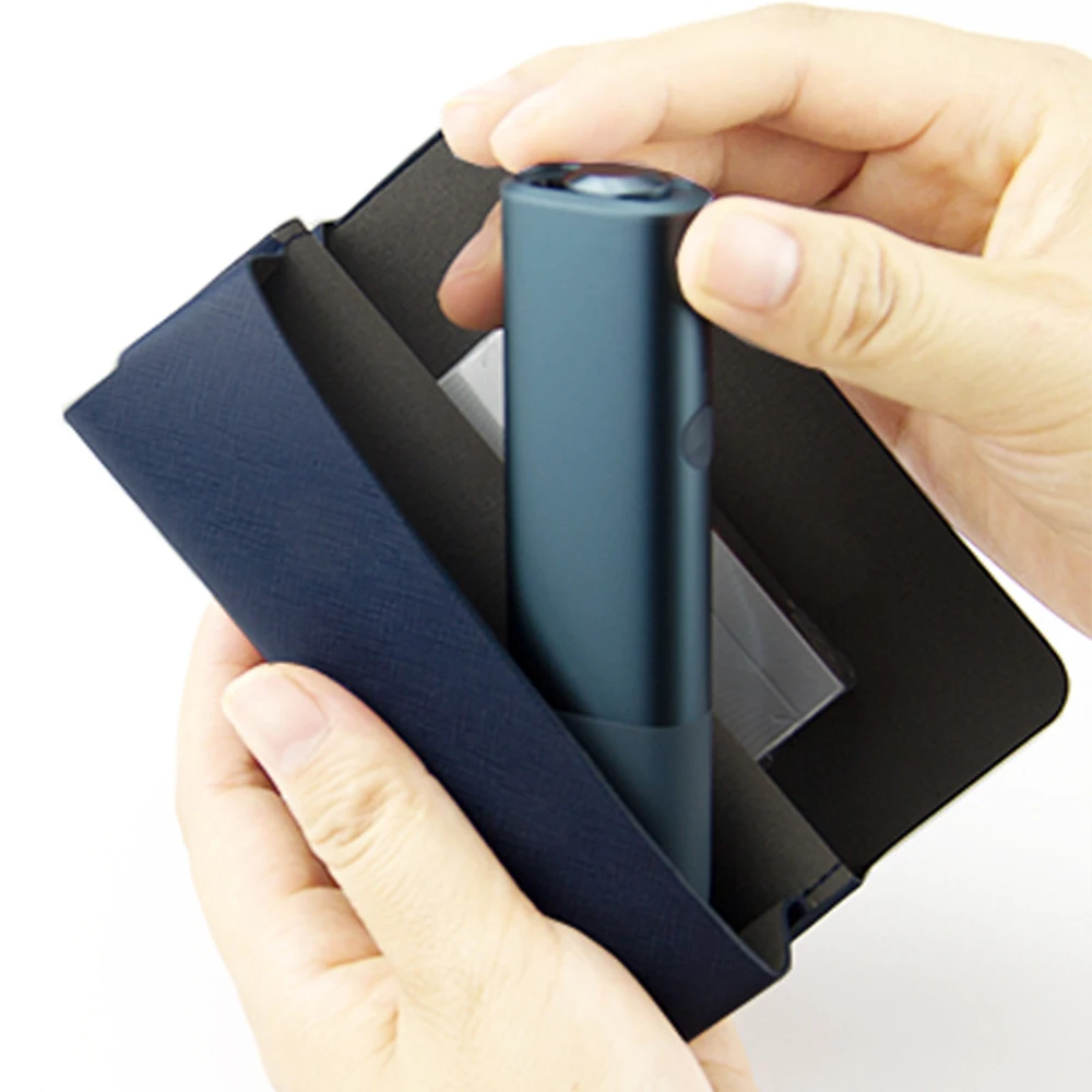 Fashion 5 Colors for LIL Solid 2 Leather Case Solid2 Portable Skin Cigarette Smoking  for IQOS ILUMA ONE Cases Cover