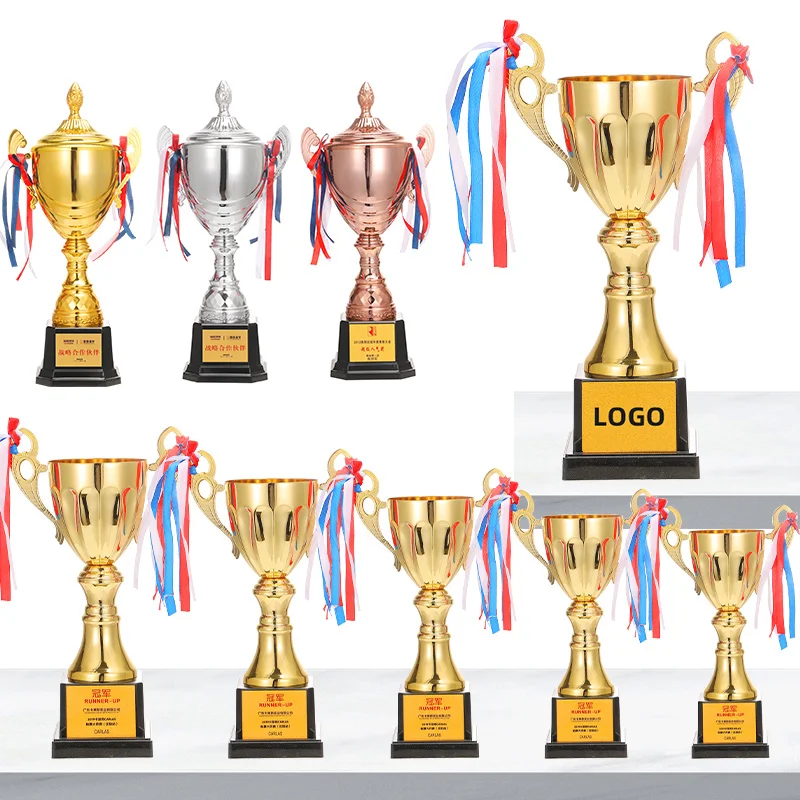 Manufacturer Award Trophy Customized Metal Gold silver Award Trophies Trophy Cup