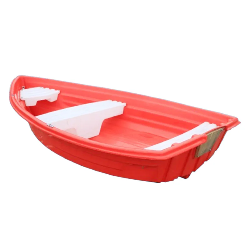 Factory price non-inflatable  plastic boat one person single canoe kayak rowing boat solo skiff