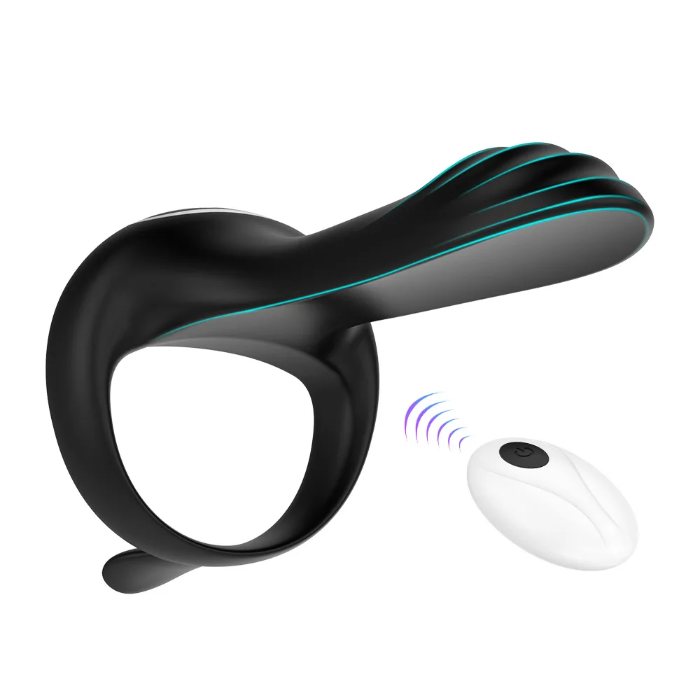 Bluetooth Penis Ring Vibrator Wireless APP Remote Cock Ring Sex Toys for Male