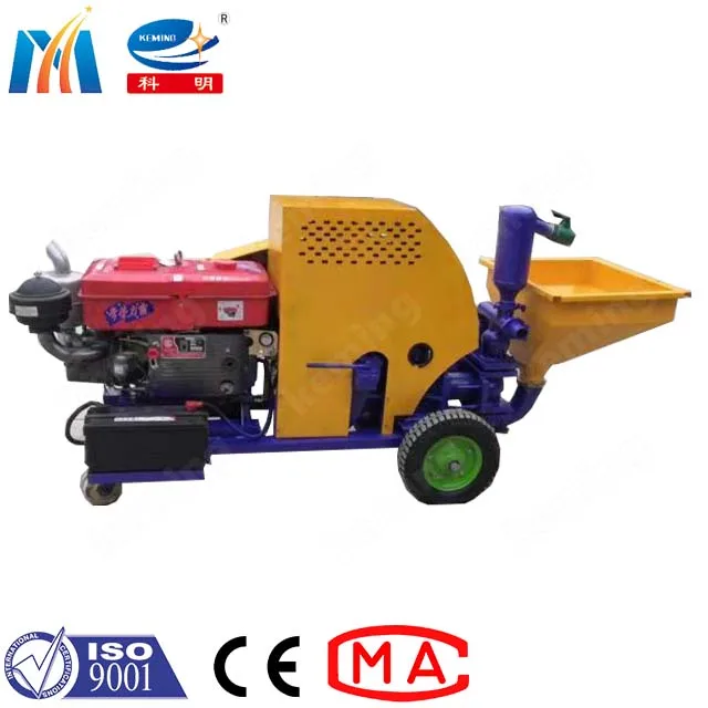 KZW Plaster Diesel Adjustable Speed Mortar Plaster Stucco Spraying Machine In India Price