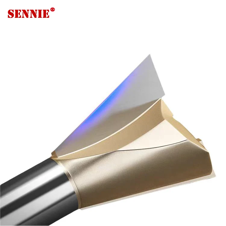 Woodworking Tool Dovetail Cutter Groove Milling Cutter Straight Knife Mouth Trimming Machine Cutter Head Engraving