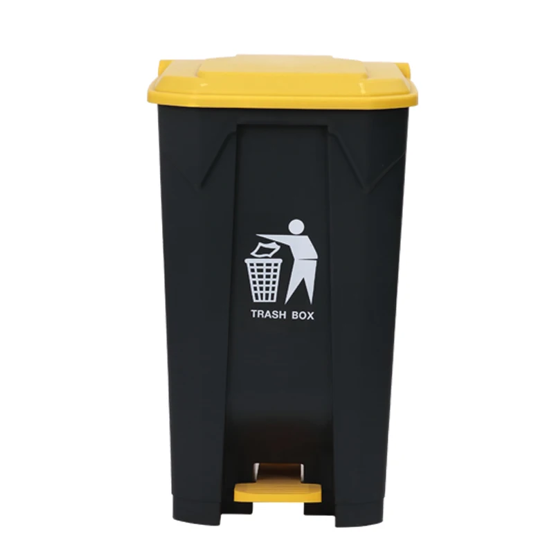 Hot Sale Outdoor Recycling Plastic Foot Pedal 15L/20L/30L/40L/50L/60L Garbage Can Trash Bin