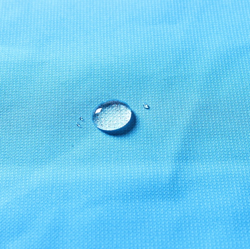 
eco friendly recycled pet fabric rpet poly waterproof plaid pongee fabric for garment 