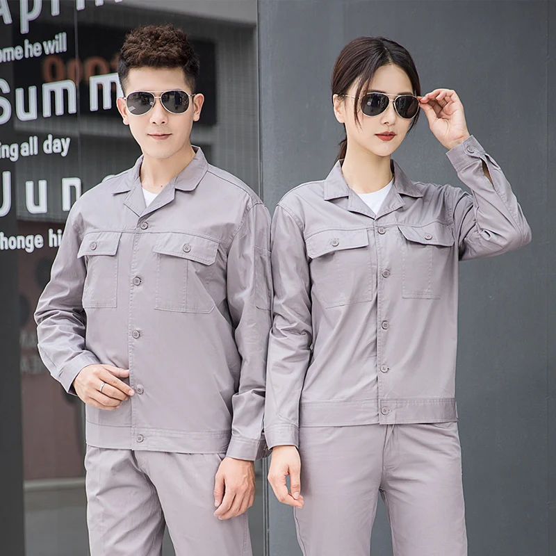 Ai-Mich Promotional Custom Logo Work Wear Uniforms  Business Company Empolyee Staff Work Wear Uniform