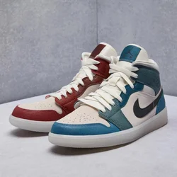 Popular Original Quality Nike Air Jordan 1 Mandarin Duck Color Classic Men Shoes Culture Basketball Shoes Nike Men Shoe Sneakers