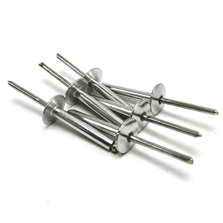 ZGR 4.2*12mm Large Flange Aluminum Alloy Automotive Rivet Din7337 Dome Head Large Flange Blind Rivet 5052 Pop Rivet Nut