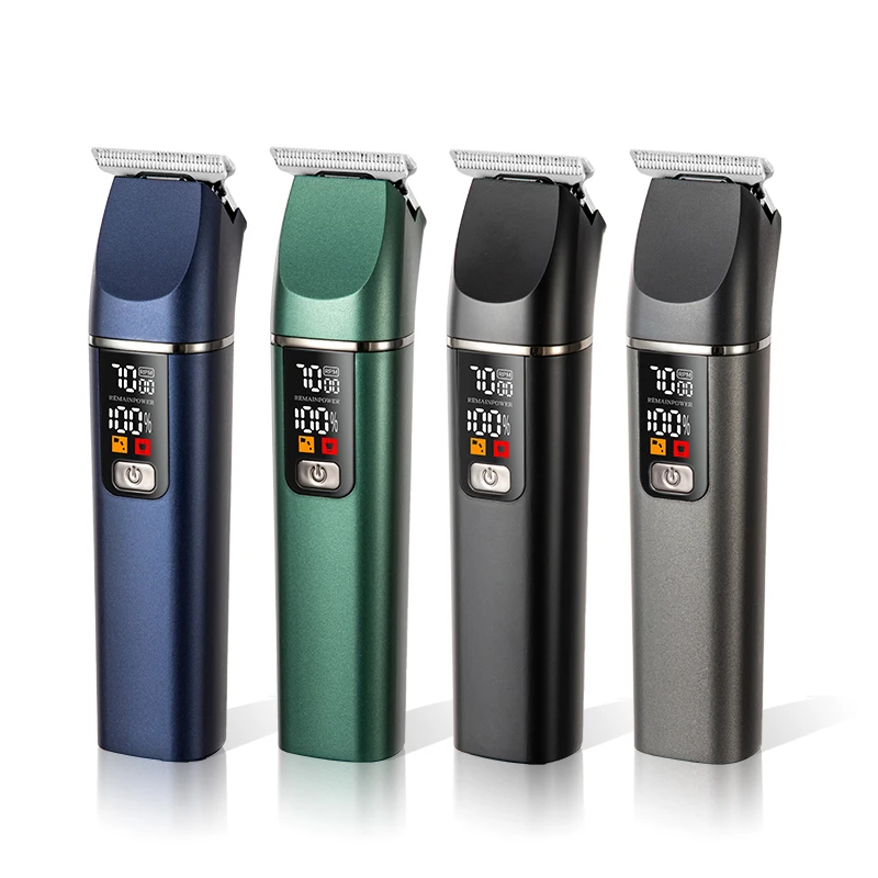 Professional Cordless Electric Hair Trimmer Men Custom USB Hair Clipper Stainless Steel Blade