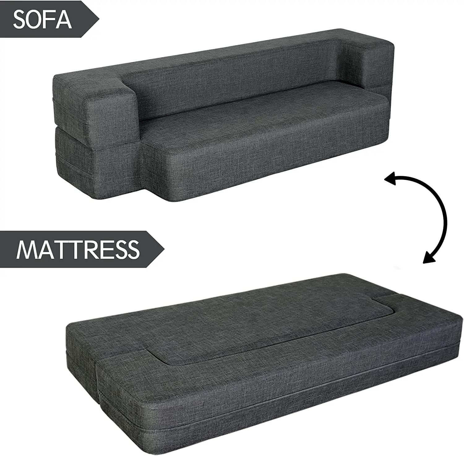 Memory Foam диван-кровать матрас-2-в-1 комфорт и удобство