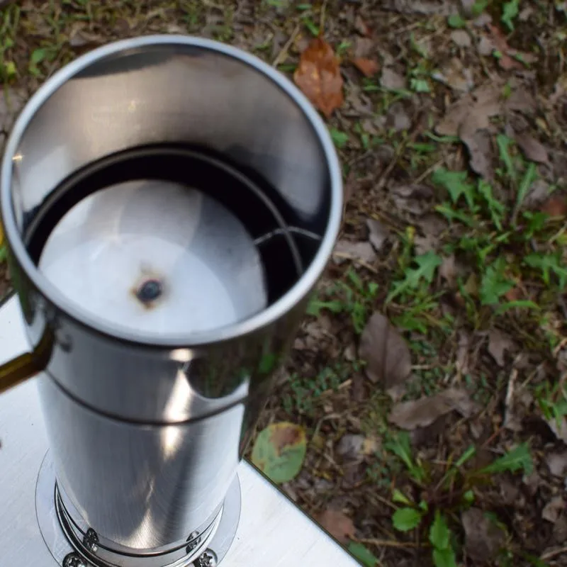 Rison Tent Wood Burning Stoves Portable With Chimney Pipes Portable Camping Wood Stove Titanium Tent Wood Stove Camping