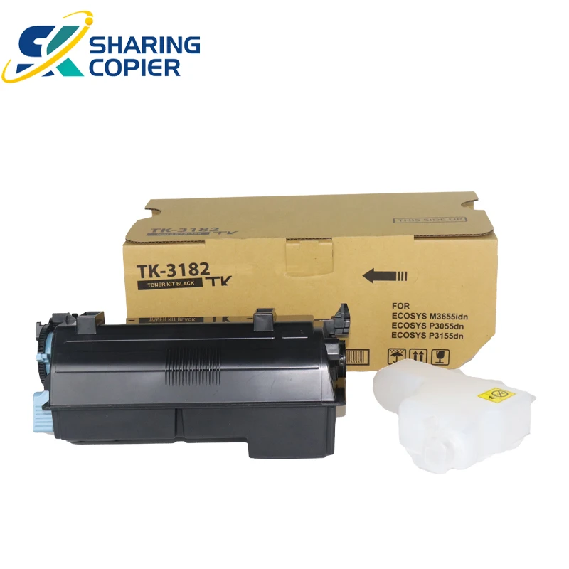 Wholesale Compatible TK-3182 TK 3182 TK3182 Copier Toner Cartridge For Kyocera ECOSYS P3055dn toner