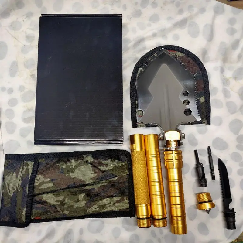 
Multi Purpose Aluminum Alloy Folding Camp Shovel For Outdoor Survival 