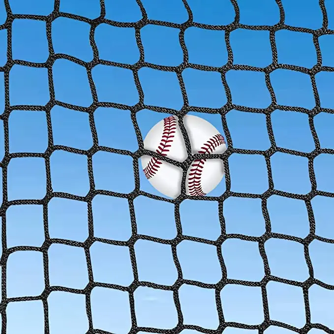
Polyester Baseball Backstop Nets, 10x10ft / 10x15ft / 10x20ft / 15x15ft 