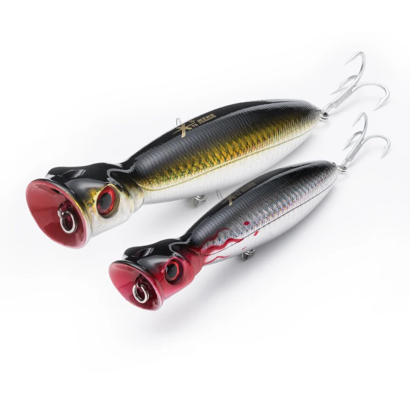 Kingdom Topwater Popper Fishing Lure 9.5g 16g 36g High Quality 130mm Big Popper Lure Hard Wobblers For Saltwater Fishing Lures