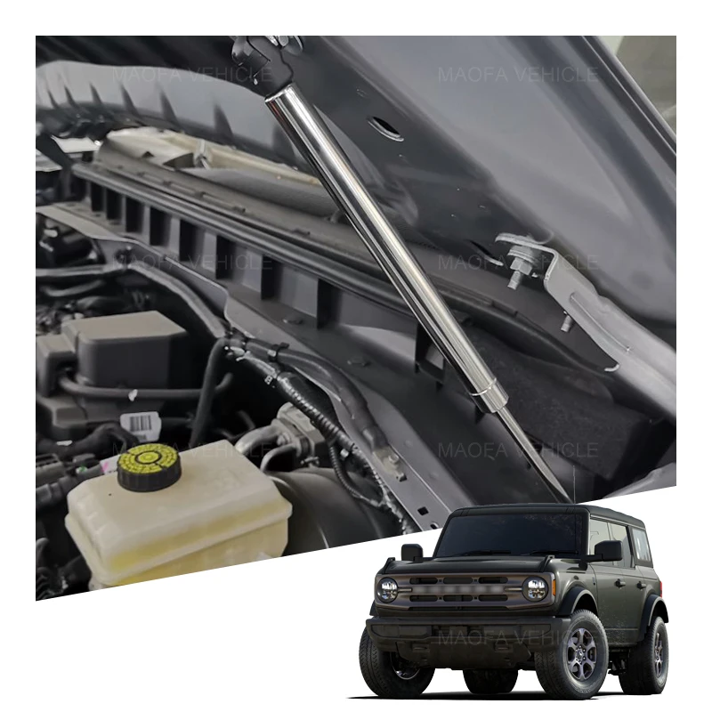 2022 2023 Car Accessories Damper Front Hood Hatch Struts Lift Bonnet Gas Struts Hood Strut For Ford Bronco 2/4 Door 2021
