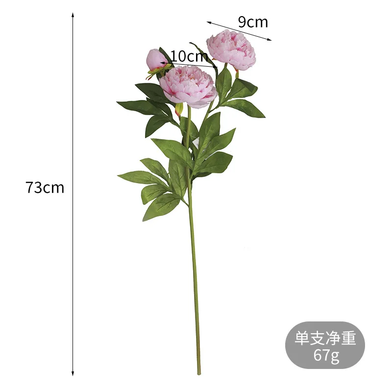 New Arrival Peonies Rose Artificial Flowers Baby Breath Vertical Garden Artificial Flowers